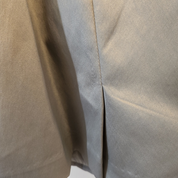 The Limited Silver/Grey Off The Shoulder Pleated Waist Evening Dress - Picture 4 of 13